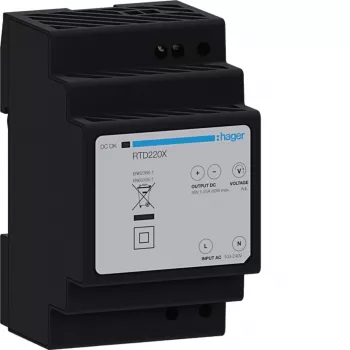 Hager RTD220X Fonte de alimentação para calha DIN 48V DC 60W