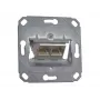 METZ CONNECT BTR E-DAT modul 8/8(8) UP0 Tomada de ligação encastrada, Cat.6, 2x RJ-45, blindada, proteção contra pó 1309121200-E-90