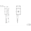 METZ CONNECT Sensor de fugas LKS 1 (110329) - Deteção condutiva de fugas, cabo de 2m, saída de relé