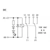 METZ CONNECT 11051025 Módulo de relé de potência 24 V DC, 1 CO, 16 A, calha DIN, Preto/Laranja