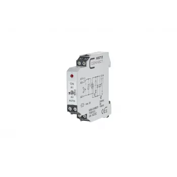 METZ CONNECT KRA-S-M6/21 Módulo de relé de acoplamento 24V AC/DC 1 comutador 8A Branco 11061213