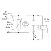 METZ CONNECT KRA-S-M6/21 Módulo de relé de acoplamento 24V AC/DC 1 comutador 8A Branco 11061213