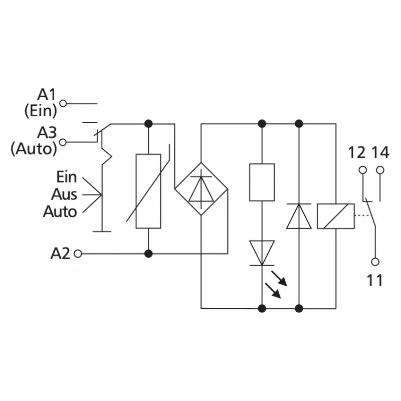 METZ CONNECT KRA-S-M6/21 Módulo de relé de acoplamento 24V AC/DC 1 comutador 8A Branco 11061213