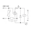 METZ CONNECT KRA-M4/1 Módulo de relé, bobina 230 V AC, 1 contacto CO, Branco 11061305