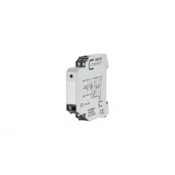 METZ CONNECT KRA-M6/21 Borne de calha DIN branco 2 polos 250V 8A 11061550