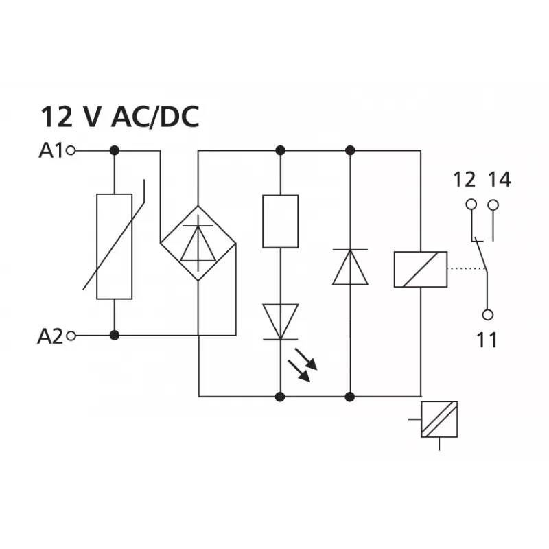 METZ CONNECT KRA-M6/21 Borne de calha DIN branco 2 polos 250V 8A 11061550