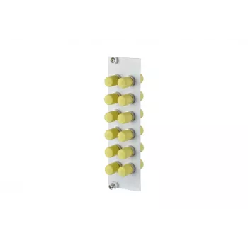 METZ BTR 15024A0112-E OpDAT REGpro 12xST SM/MM cerâmica painel frontal cinzento 3U/7HP