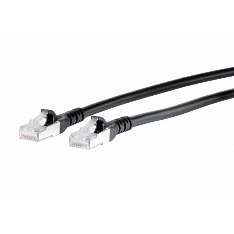 METZ BTR NETCOM 1308451500-E cabo de rede Cat6a S/FTP (S-STP) preto 1,5m