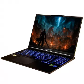 Captiva Entry Gaming I10-0921GE portátil, 16 polegadas, Intel Core i7-14650HX, GeForce RTX 5060 8GB, 32GB RAM, 1TB SSD, Windows 11 Pro, sem fonte de alimentação
