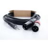 Cabo adaptador Y XLR Cordial EY 3 WMM 3,5mm TRS macho para 2x XLR macho 3m 14872