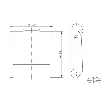 Tampa de proteção contra pó METZ BTR para módulos Cat.6A RJ45, vermelho (820032-0108-I)