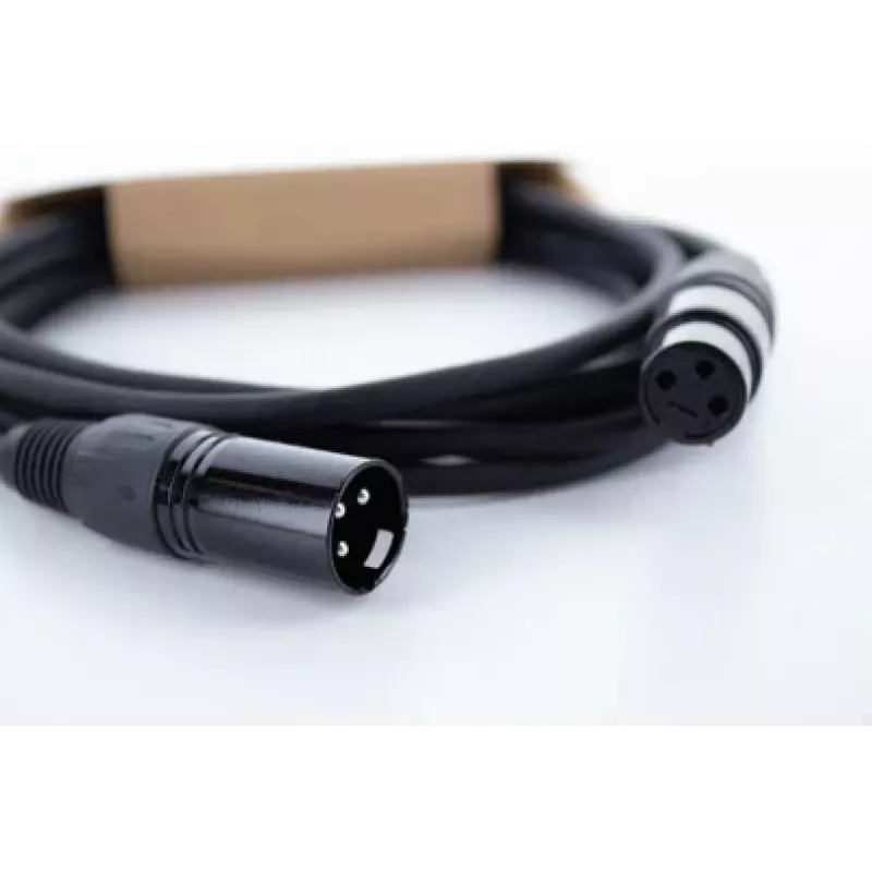 Cabo de ligação XLR Cordial ED 5 FM 5m preto 14902