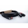 Cabo de áudio XLR para RCA Cordial EU 3 FC 3 m preto 14853