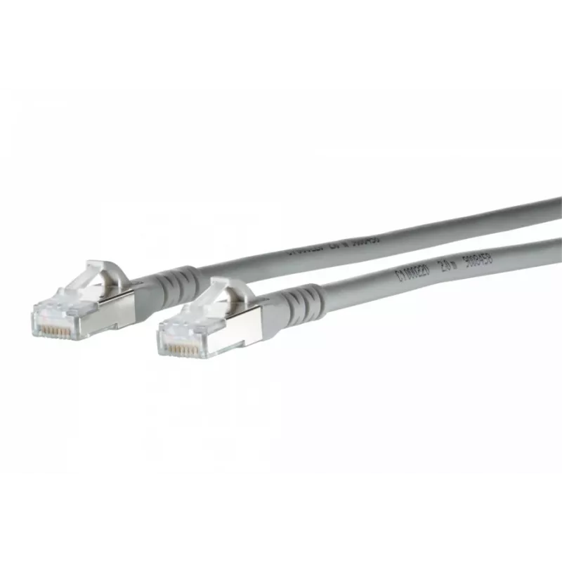 Cabo patch METZ CONNECT 130845C533-E Cat6a S/FTP, 35 m, cinzento