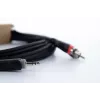 Cabo adaptador Y de áudio Cordial 14857 jack 3,5mm para 2 RCA 5m preto