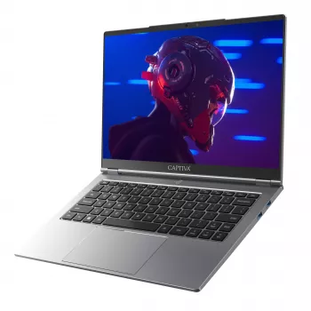 Captiva Business/Office R10-1355GE portátil de 14 polegadas, AMD Ryzen 7 255, Radeon 780M, 64 GB RAM, 2 TB SSD, sem sistema operativo
