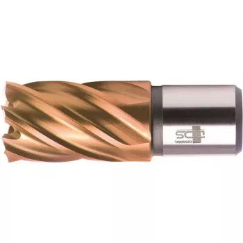 BDS HSSVarioPLUS broca de núcleo 21 mm, 30 mm profundidade de corte, haste Weldon KBK-VP021