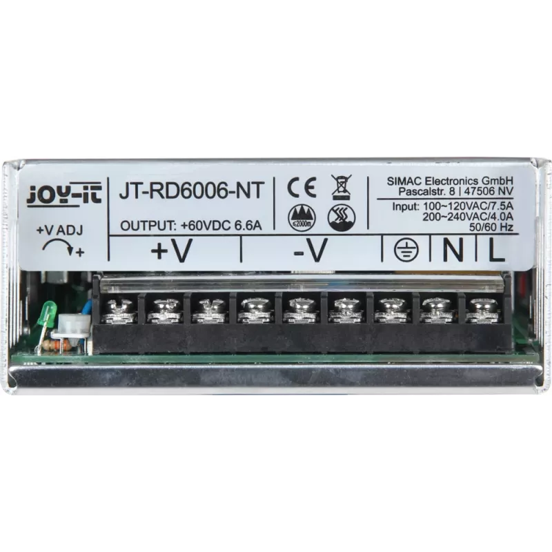 JOY-IT RD6006 NT - fonte de alimentação comutada fechada 400W 60V 6,6A jt-rd6006-nt