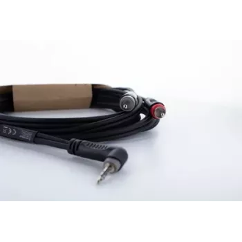 Cordial 14861 Cabo adaptador Y de áudio jack 3,5 mm para 2x RCA 5m preto