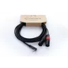Cordial EY 1.5 WRMM Cabo adaptador Y XLR 3,5mm TRS para 2x fichas XLR 1,5m preto 14874