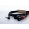 Cordial EY 1.5 WRMM Cabo adaptador Y XLR 3,5mm TRS para 2x fichas XLR 1,5m preto 14874