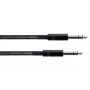 Cordial 14814 Cabo de áudio jack TRS 6,3mm para jack TRS 6,3mm 0,5m preto