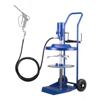 PRESSOL FB-WA 19000530 Sistema pneumático de lubrificação com massa para recipientes de 25 kg, tubo de 4 m, pistola de massa lubrificante de alta pressão