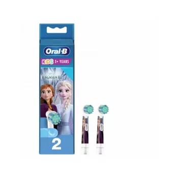 Braun EB 10-2K Frozen Cabeças de escova de dentes elétrica de substituição para crianças (pack de 2)