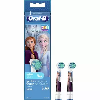 Braun EB 10-2K Frozen Cabeças de escova de dentes elétrica de substituição para crianças (pack de 2)