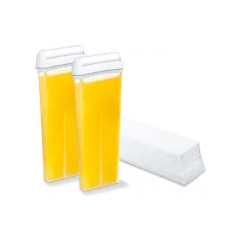 Recarga de cera quente Beurer HL 40 – 50 ml roll-on à base de cera de abelha (HL041)