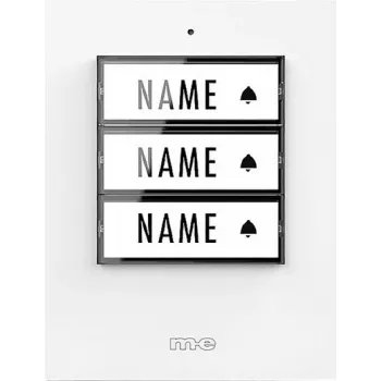 M-E MODERN-ELECTRONICS 41358 emissor de campainha sem fios iluminado com placa de nome
