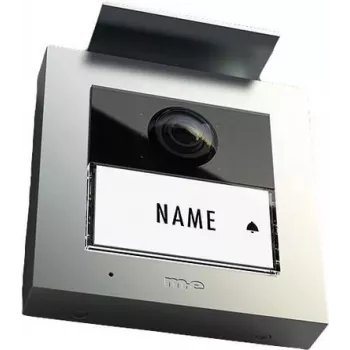 m-e modern-electronics VS-21 S Vistasmart videoporteiro unidade exterior, LAN/WLAN, prateado 41362