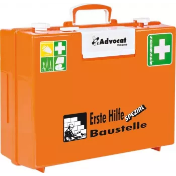 Söhngen Advocat estojo de primeiros socorros para estaleiros DIN 13157, ABS laranja, 400 x 300 x 150 mm 0367001
