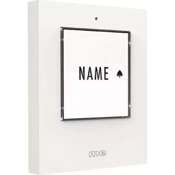 m-e modern-electronics 41356 emissor de campainha sem fios, iluminado, com placa de nome