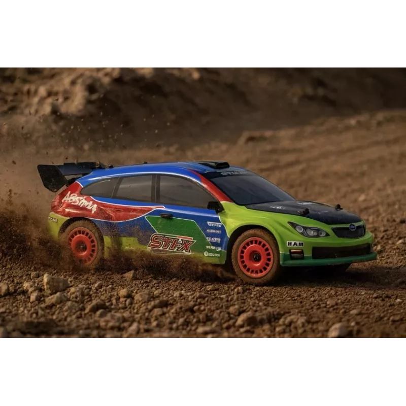 Absima 1:10 EP Rally STi-X Brushless 4WD RTR carro RC com bateria e carregador (12234)