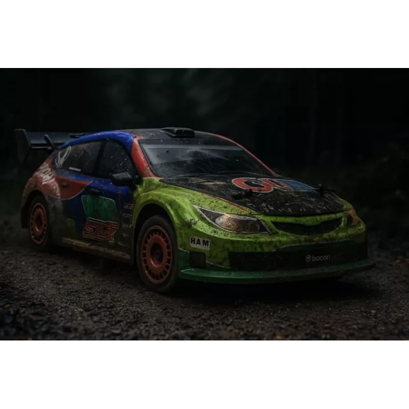 Absima 1:10 EP Rally STi-X Brushless 4WD RTR carro RC com bateria e carregador (12234)