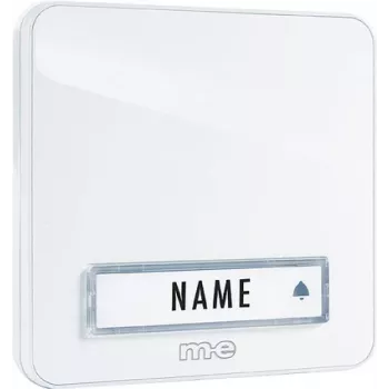 M-E MODERN-ELECTRONICS KTA-1 W botão de campainha, sobrepor, branco