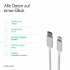 Flexline cabo de carregamento USB-C para Lightning PD 2m branco FL31-13053