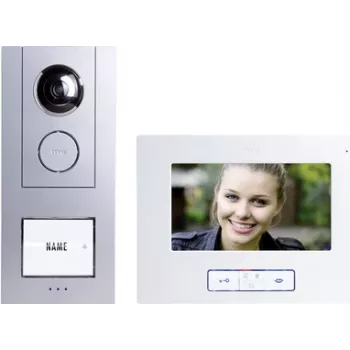 M-E MODERN-ELECTRONICS VISTUS VD ALU-6710 S sistema de videoporteiro com fios, prateado 41174