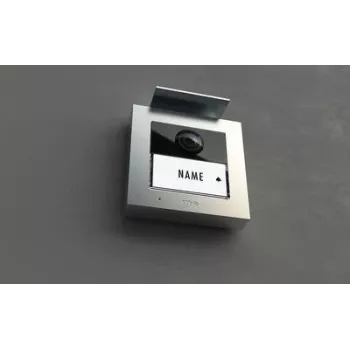 M-E MODERN-ELECTRONICS VDV-2010 S videoporteiro com fios com unidade exterior RFID, prateado 41264