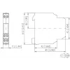 METZ CONNECT KRA-M6/21 módulo de relé de interface 24V AC/DC, 1 contacto CO, 6A, branco 11061525