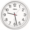 PEWETA relógio de parede sem fios plástico branco 30 cm (51.130.311)