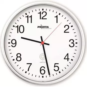 PEWETA relógio de parede sem fios plástico branco 30 cm (51.130.311)