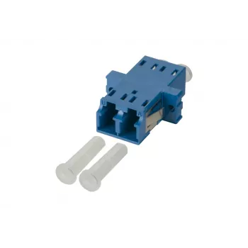 METZ CONNECT 15090074-I LC Duplex para SC Simplex adaptador híbrido de fibra ótica, Single-Mode OS2, azul