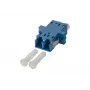 METZ CONNECT 15090074-I LC Duplex para SC Simplex adaptador híbrido de fibra ótica, Single-Mode OS2, azul