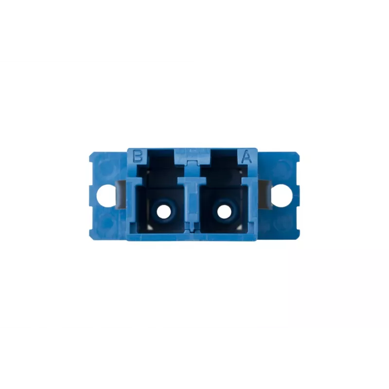 METZ CONNECT 15090074-I LC Duplex para SC Simplex adaptador híbrido de fibra ótica, Single-Mode OS2, azul