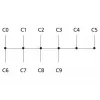 METZ CONNECT PV10 F10 relé de potência 24V DC 1 CO 10A branco 110720