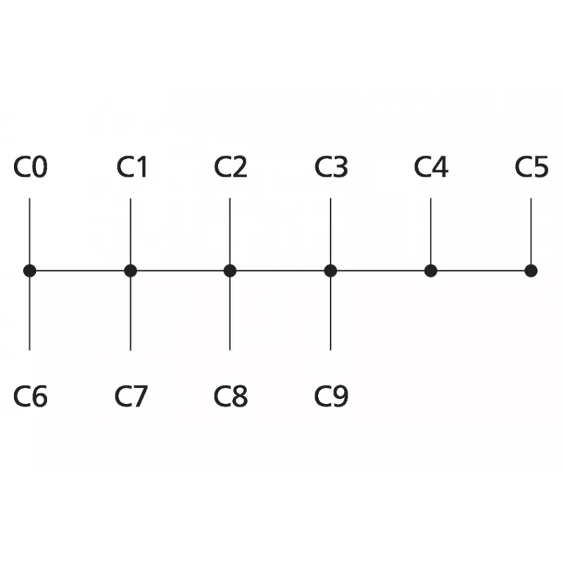 METZ CONNECT PV10 F10 relé de potência 24V DC 1 CO 10A branco 110720