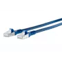 METZ BTR Netcom cabo de rede patch RJ45 CAT 6A S/FTP 1,5 m azul com proteção da patilha 1308451544-E