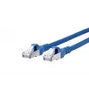 METZ BTR Netcom cabo de rede patch RJ45 CAT 6A S/FTP 1,5 m azul com proteção da patilha 1308451544-E